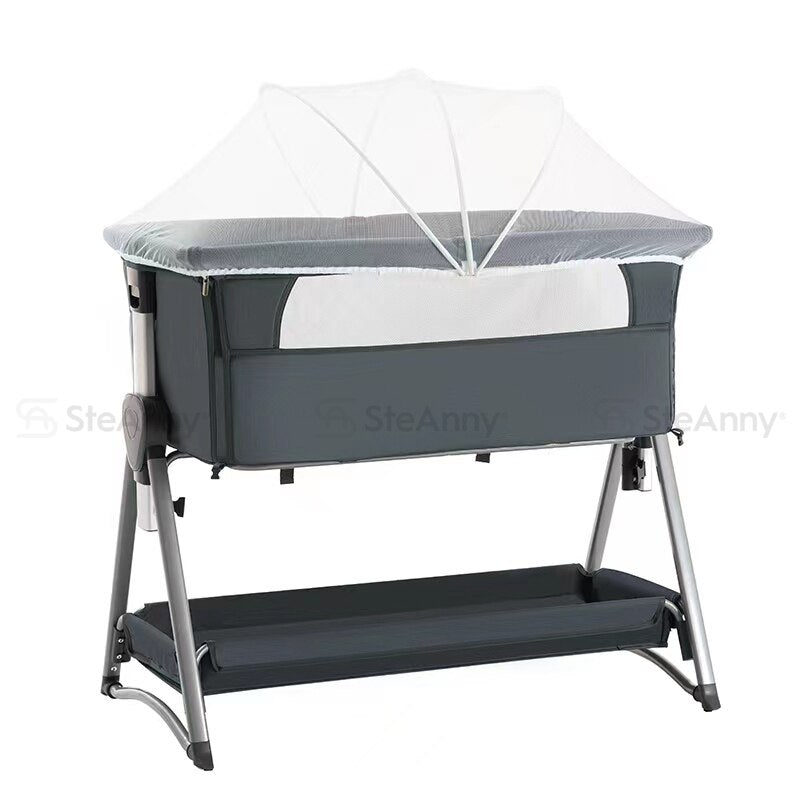 Baby Beside Sleeper Newborn Bassinet  Multifunction Crib Portable Folding Travel Baby Bed Free Shipping  on 2023 - DJVWellnessandPets