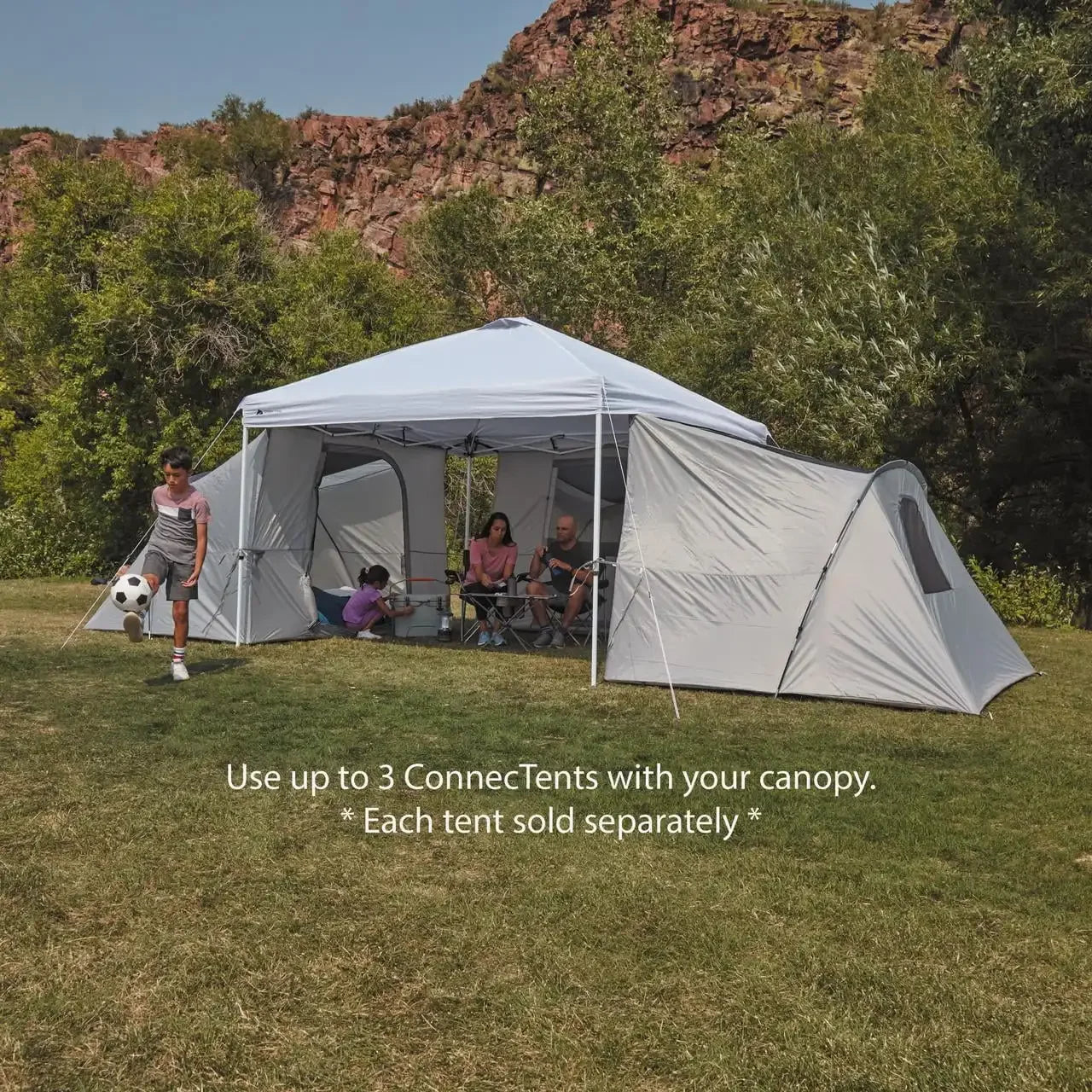 Ozark Trail 4-Person Connect Tent Universal Canopy Tent (Canopy Sold Separately)