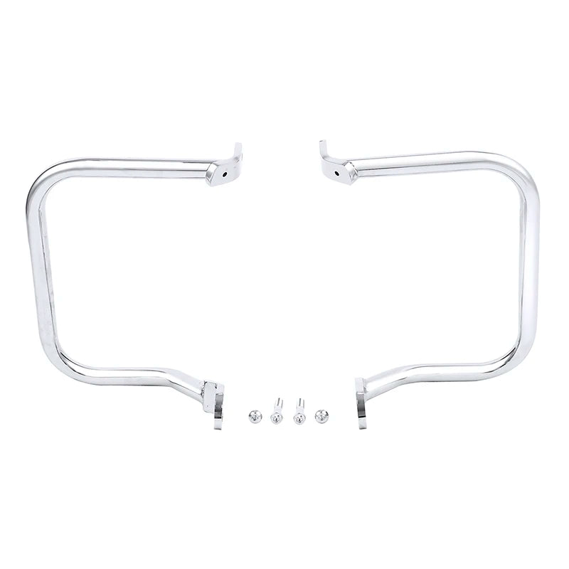 Motorcycle Rear Saddlebag Guard Rail Crash Bar For Harley Heritage Softail 2000-2017 FXST FXSTB FXSTS 2000-2005