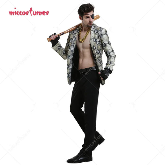 Miccostumes Men's Suit Jacket Cosplay Costume