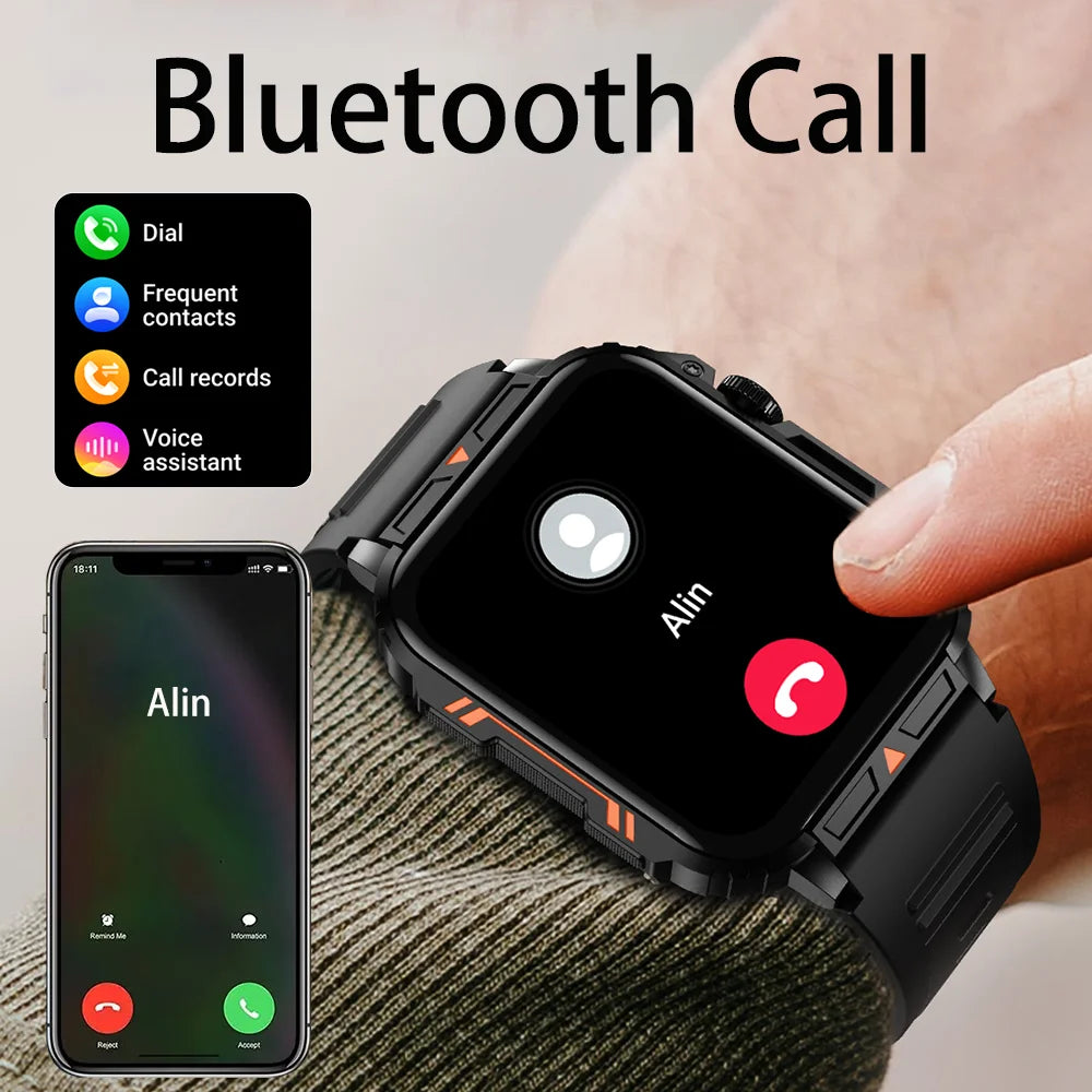 SENBONO New Smart Watch 1.95inch HD Screen Bluetooth