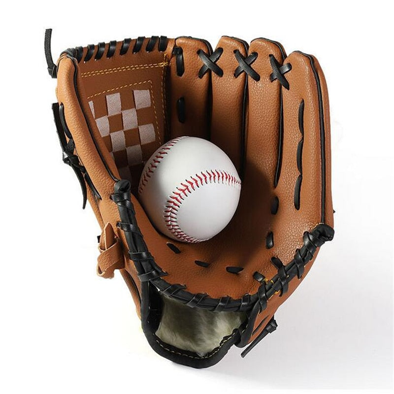 Outdoor Sport Baseball Glove Catcher Baseball Softball Training Practice Equipment Left Hand For Kids/Teenagers/Adults