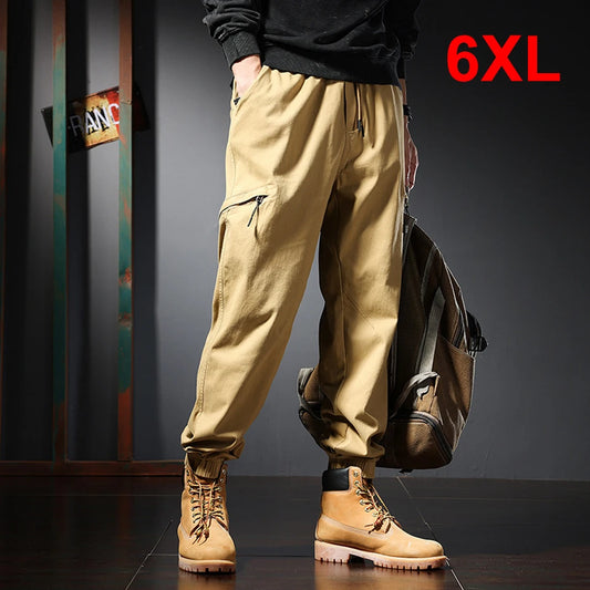 Plus Size 5XL 6XL Tactical Cargo Pants Men Fashion Casua