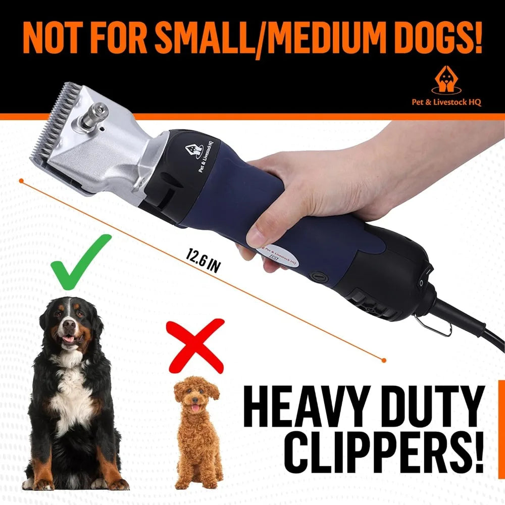 Professional Pet Grooming Clippers for Thick Coats