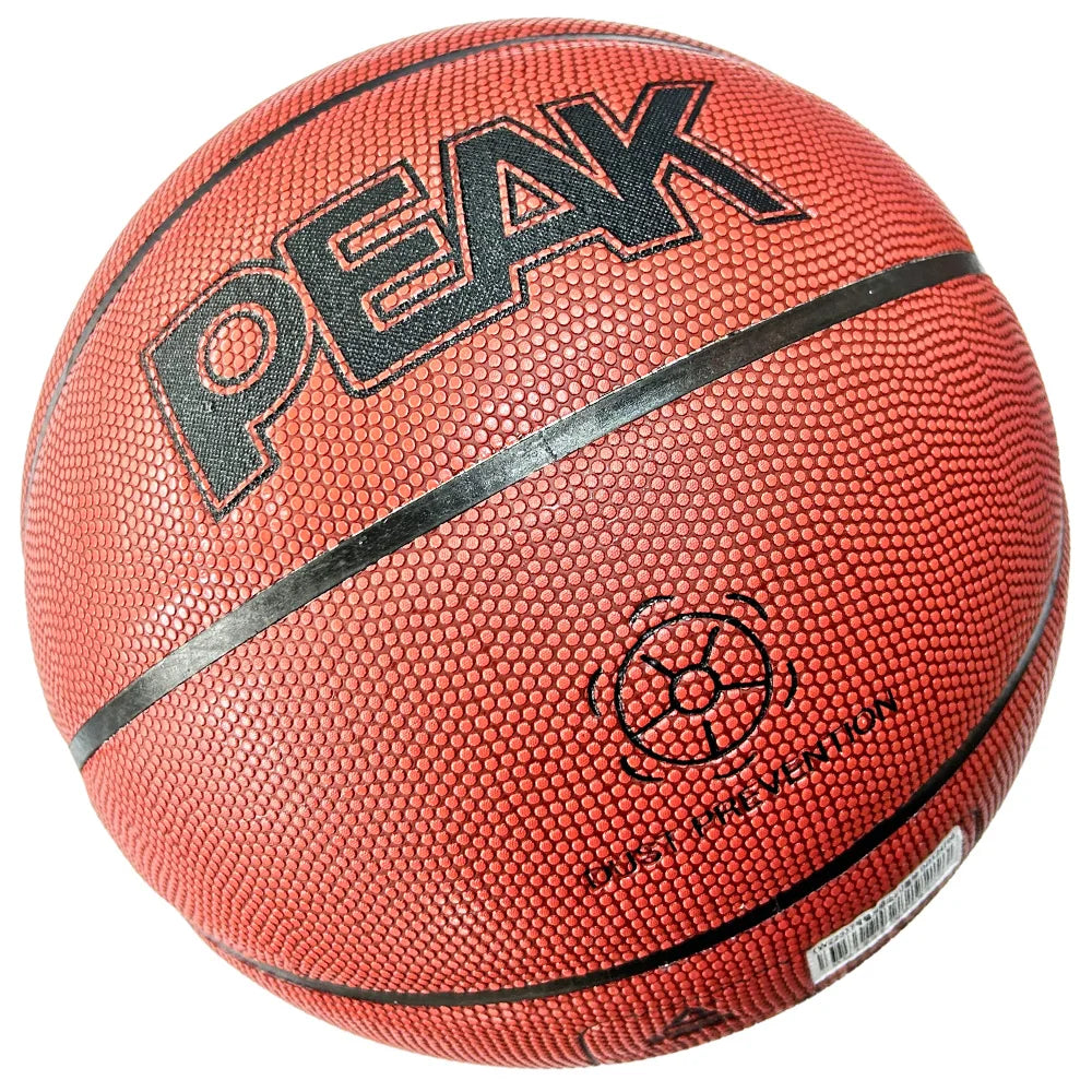 PEAK Basketball Official Size 7 Professional PU Game Basketball Outdoor Durable Ball for Men Women Training Team Basketball