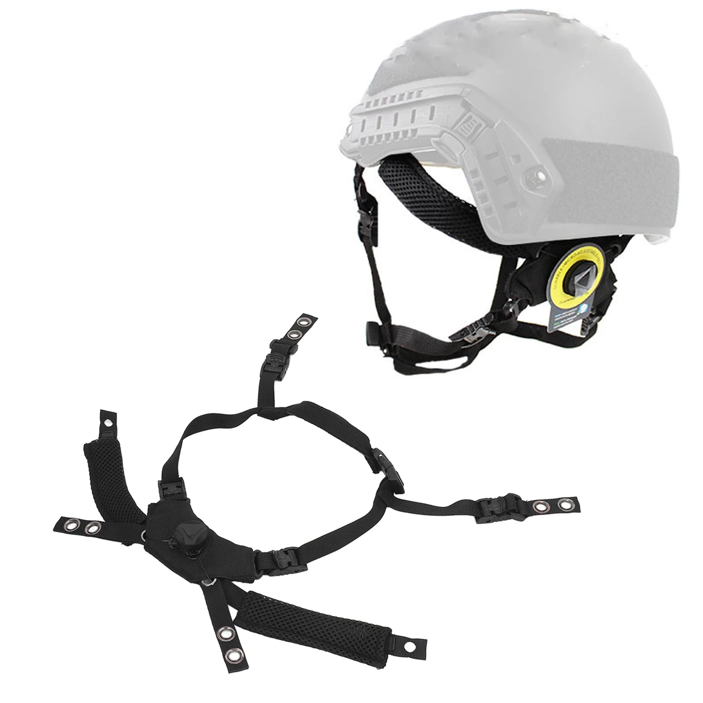 Adjustable Dial Suspension System Chin Strap