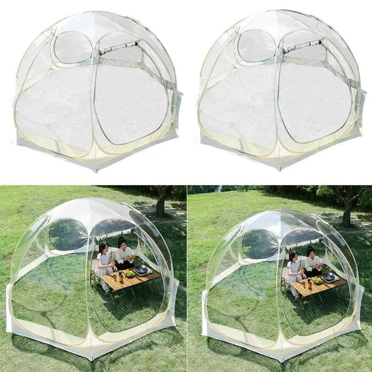 Outdoor Transparent Dome Tent Camping Tent Waterproof Folding Starry Bubble House Beach Camping Sun Room For Hiking travel