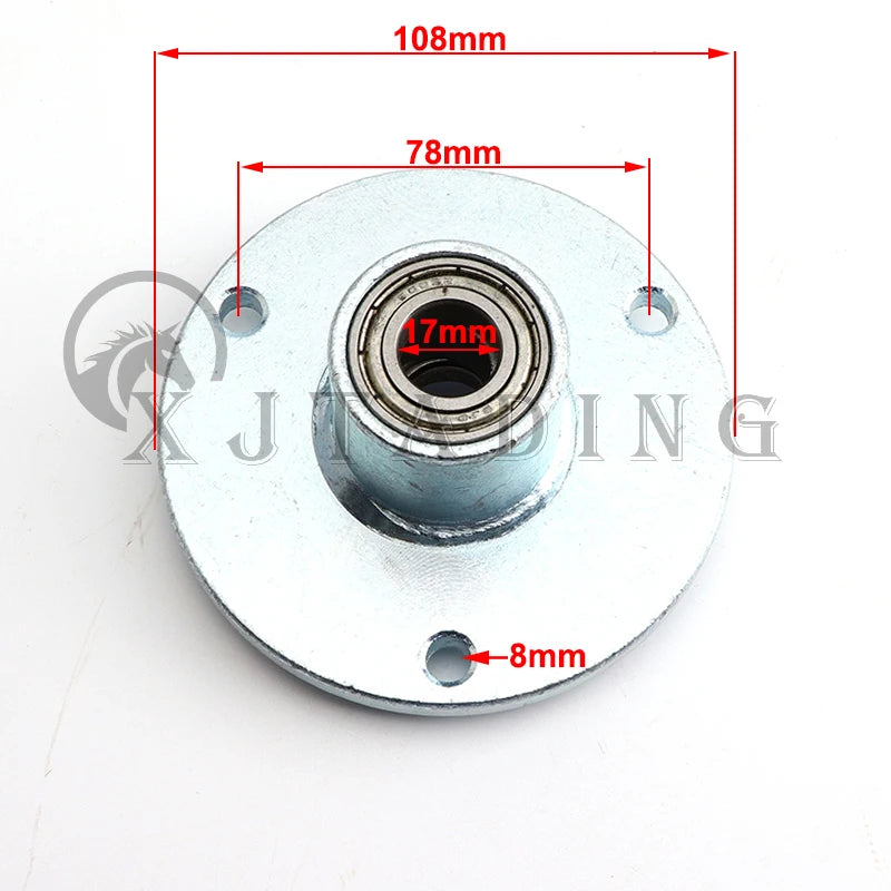 6 inch 78mm*3 Stud Front Wheel Hub With Bearing Seal For DIY China 110cc 168 200F Go Kart Buggy Karting ATV UTV Quad Bike Parts