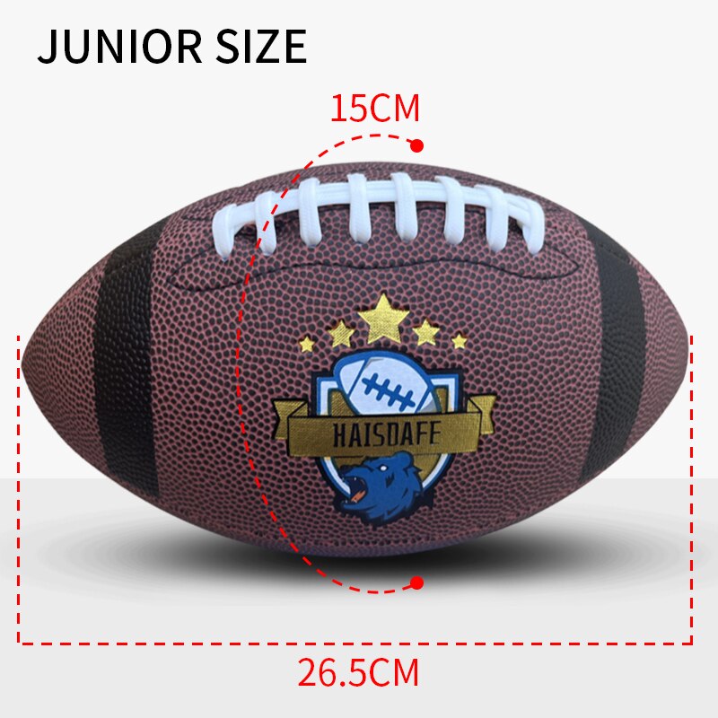 2023 American Football Rugby Ball Size Official Size Junior Football Training Practice Team Sports Rugby Football