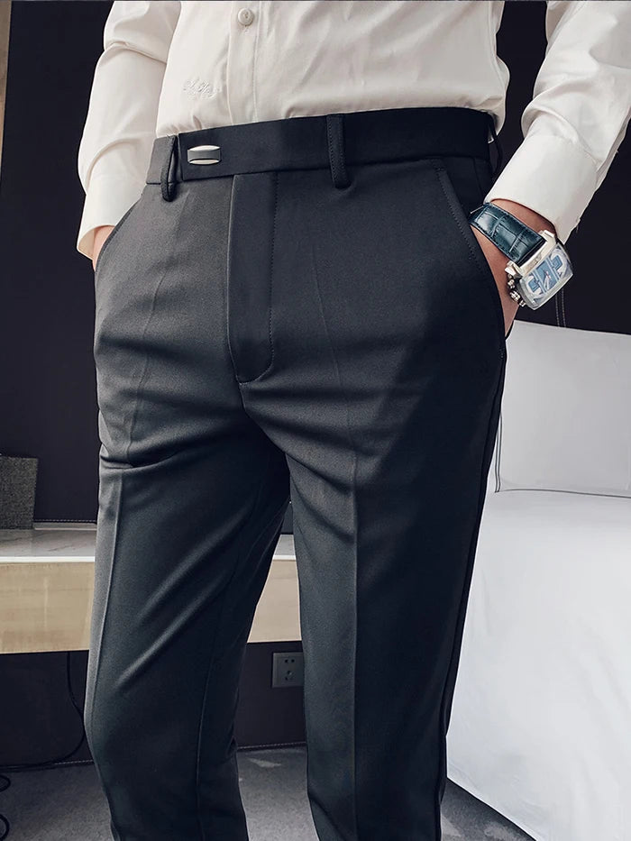 Men's Pants Fit Business Suit Slim Fit