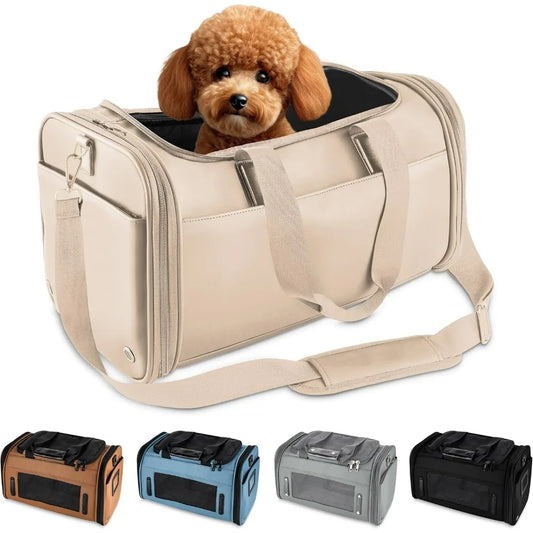 Pet Carriers, Airline Approved PU Leather