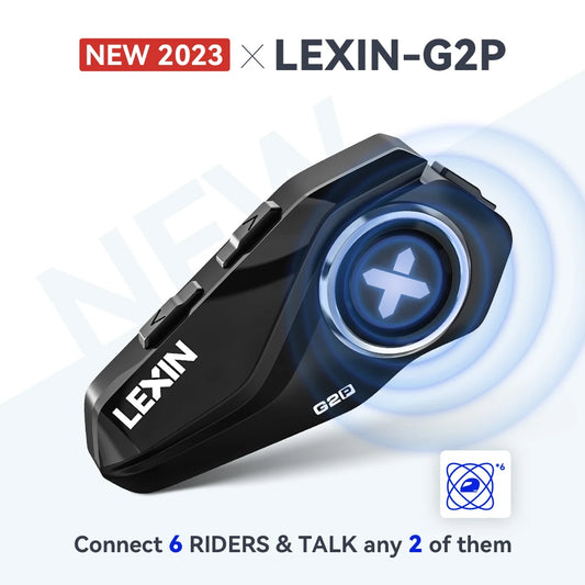 New Lexin G2 Motorcycle Intercom Helmet Bluetooth