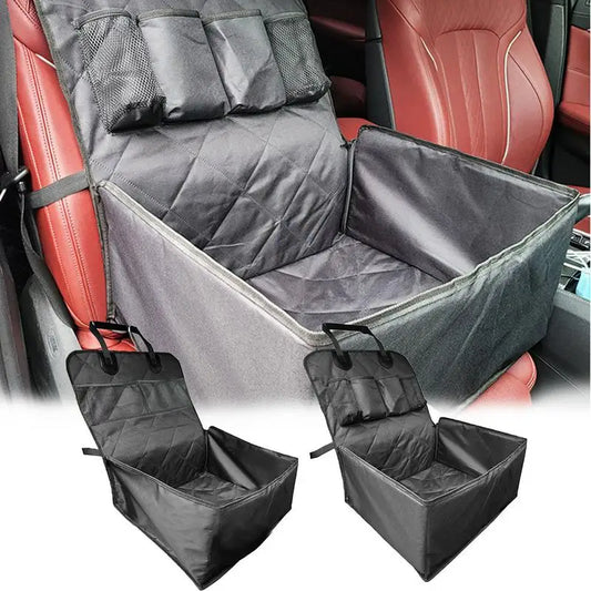 Pet Seat Carrier Bag With Detachable Cushion Pockets