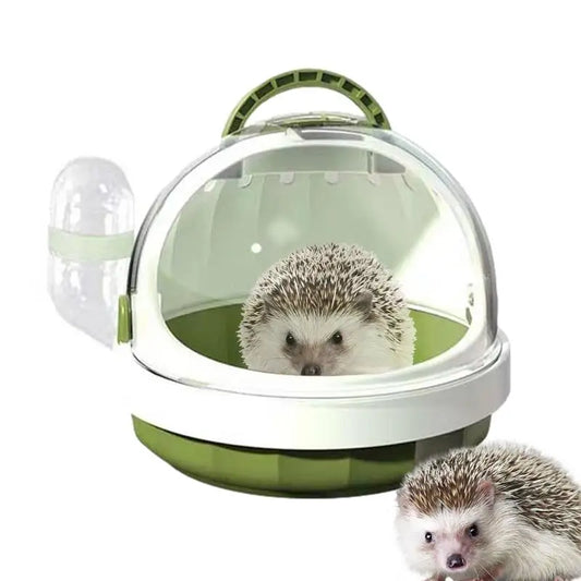 Small Carrier with Water Feeder Hamster Guinea Pig Hedgehog