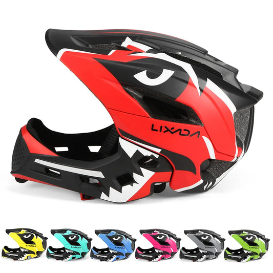 Detachable Full Face Helmet Children's Sports Safety Motorcycle Cycling Skateboarding