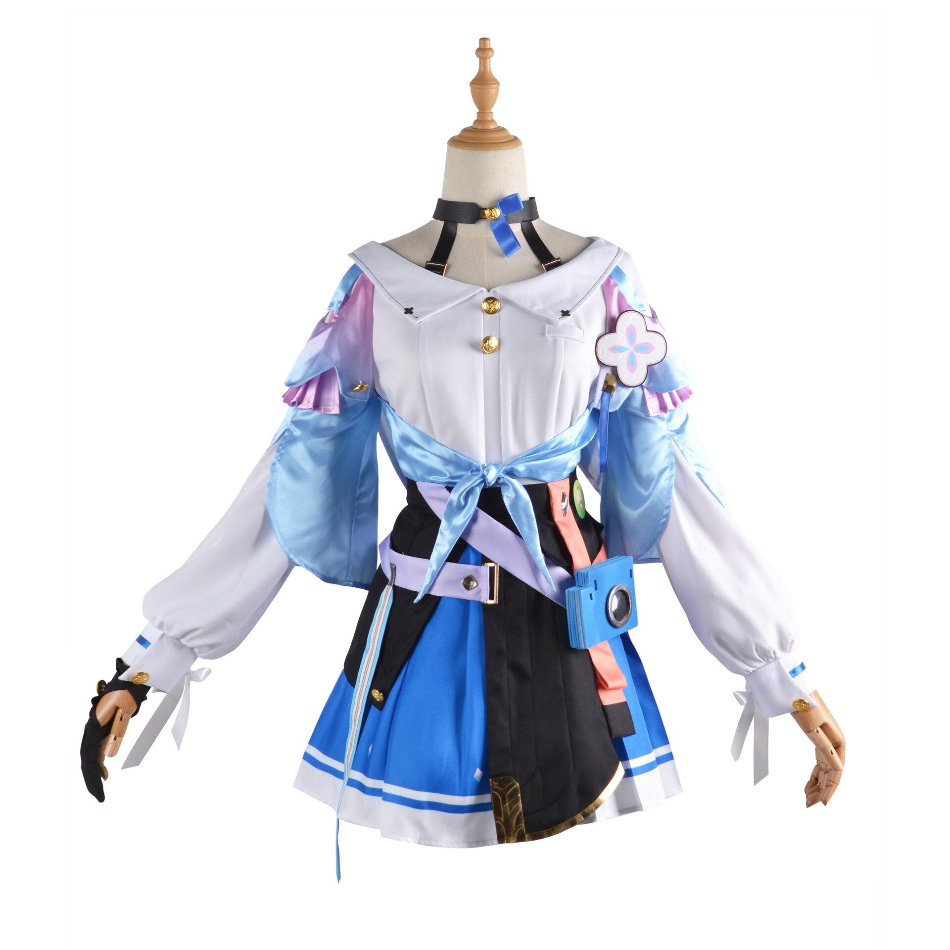 Game Honkai: Star Rail 7th March Cosplay Costumes Uniform Outfit Halloween Party Women Pink March 7th Build Cosplay Costume - DJVWellnessandPets