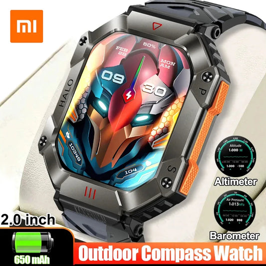 Xiaomi 2023 Bluetooth Call Smart Watch Men Outdoor Sport Bracelet Heart Rate Blood Pressure Tracker Fitness AMOLED Smartwatch