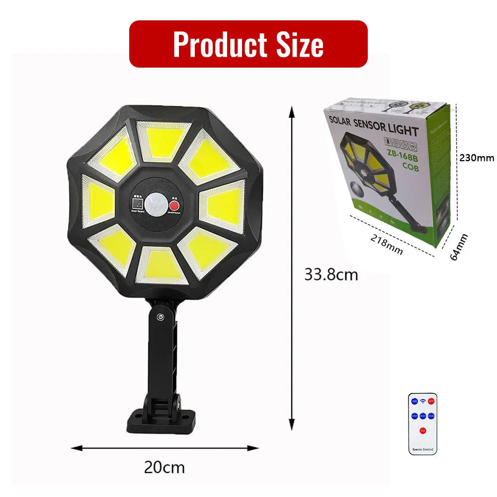 2400mAh LED Solar Waterproof Security Flood Lights