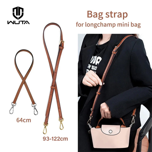 WUTA Shoulder Bag Straps For Longchamp Crossbody Purse Genuine Leather