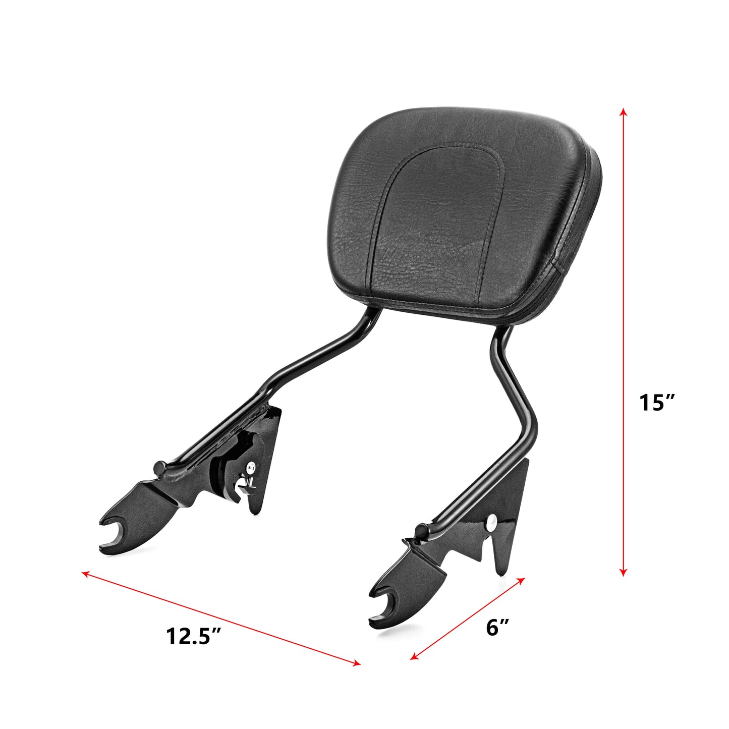 Motorcycle Sissy Bar Backrest + Stealth Luggage Rack For Harley-Davidson 2009-UP Touring Road King Street Road  Electra Glide