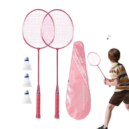 Badminton Racquet Anti-Slip And Solid Badminton Rackets Equipment Badminton Racquet With Soft And Comfortable Handle For Sports