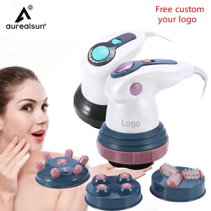 Body Electric Massager Anti Cellulite Portable Fat Slimming Health Care Massage Instrument Vibration Cervical Spine Neck Waist