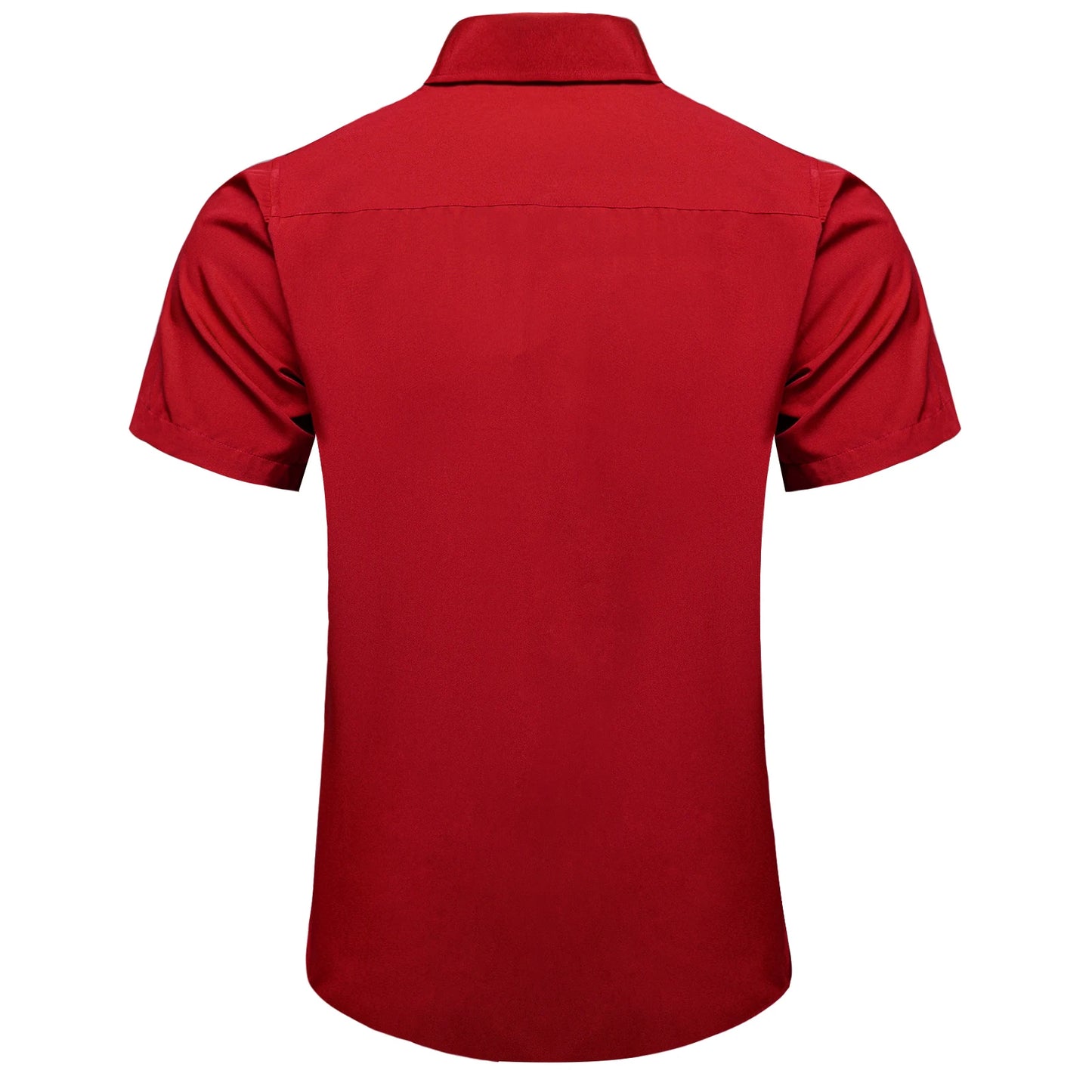 Fashion Red Luxury Shirt for Men's Wedding Party