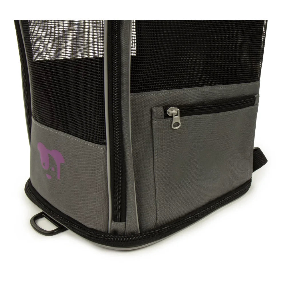 2-in-1 Pet Backpack Travel Carrier, Airline Approved