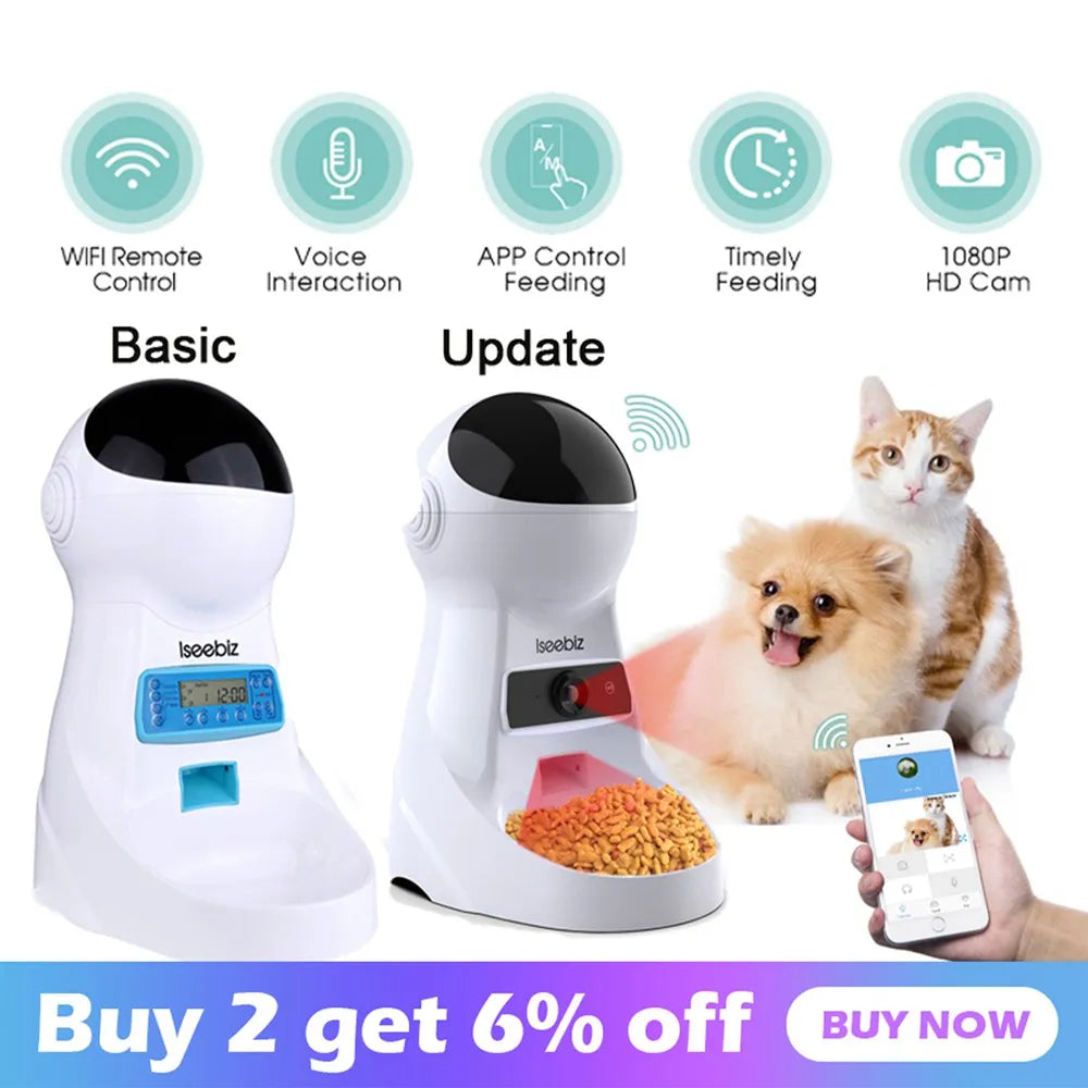 Automatic Pet Feeder With Voice Record