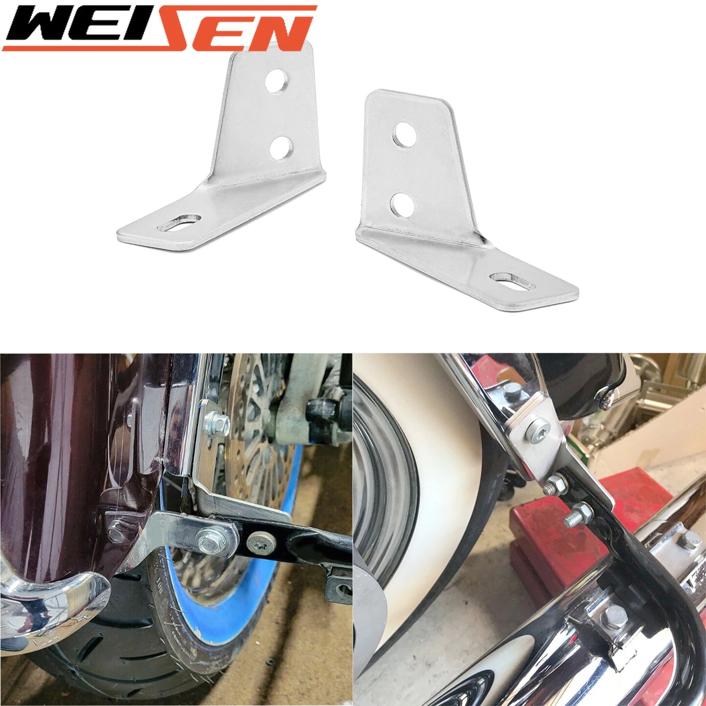 Motorcycle Accessories For Harley-Davidson Touring FLHT Right & Left Side Broken Fender Struts Plate Saddlebag Support Bracket