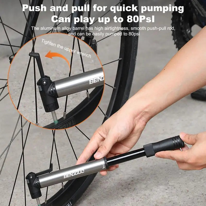 Air Pump For Bike High Pressure 80Psi