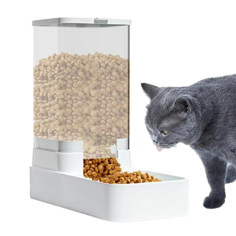 Cat Feeder Automatic Gravity Pet Feeder Bowl 3.8L Dog Cat