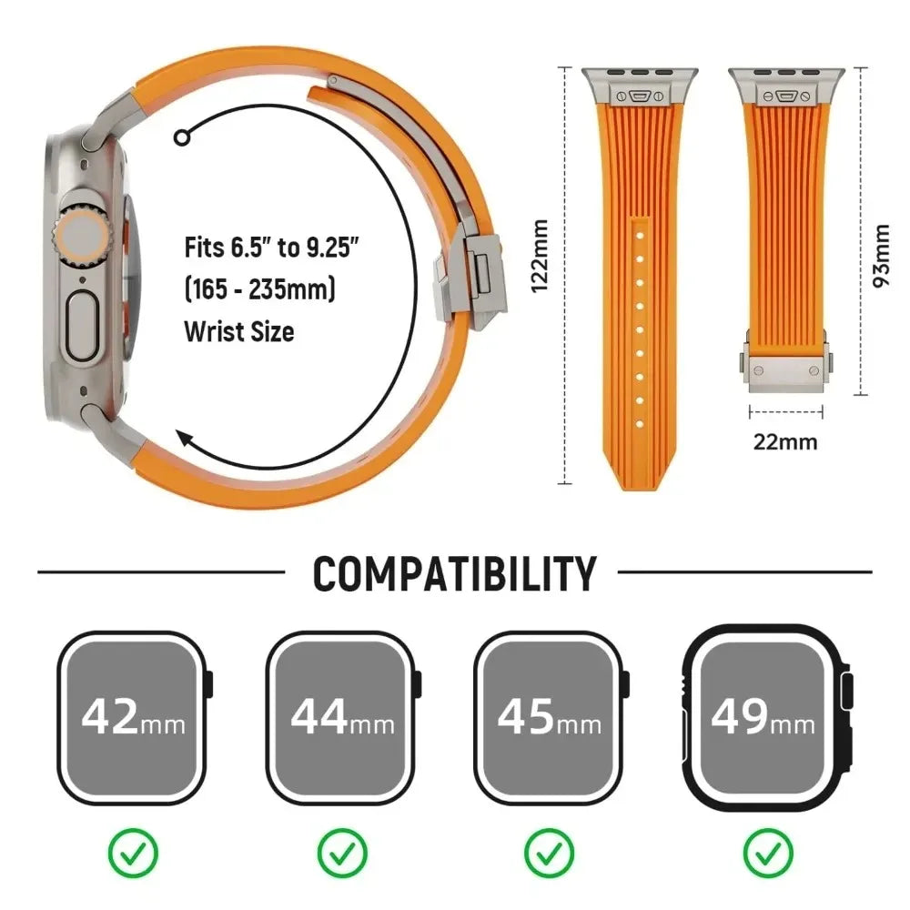 Transparent Rubber Band For Apple Watch Ultra