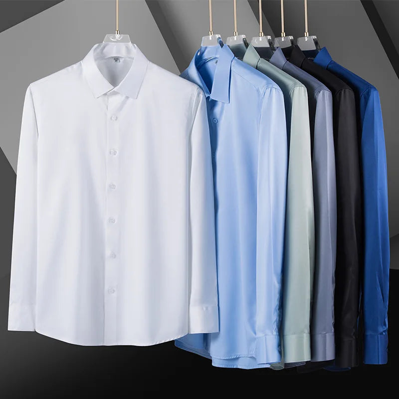 Smooth Stretch Anti-Wrinkle Mens Shirts