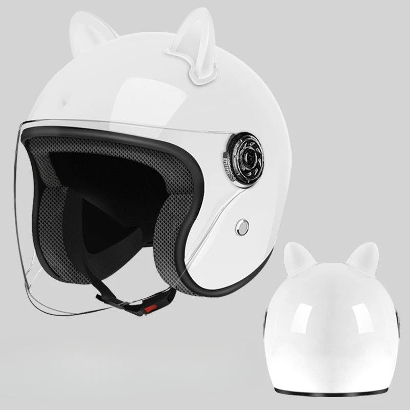 Kid Motorcycle half Helmets Dual Lens Scooter Moto Helmet Anti fogCasco vespa village Riding capacete de moto motocross Helmets