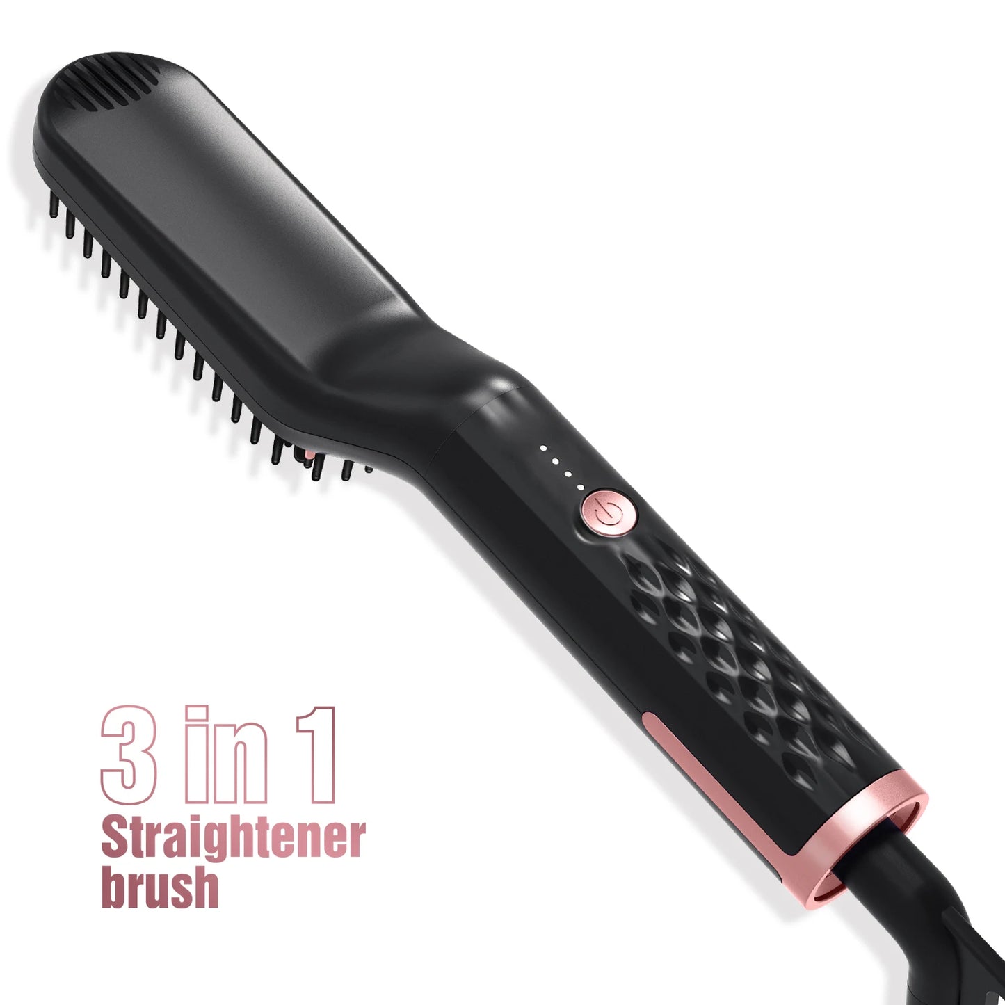 Straightener Anti-Scald Ceramic Heated Portable Comb 6 Adjustable Temp