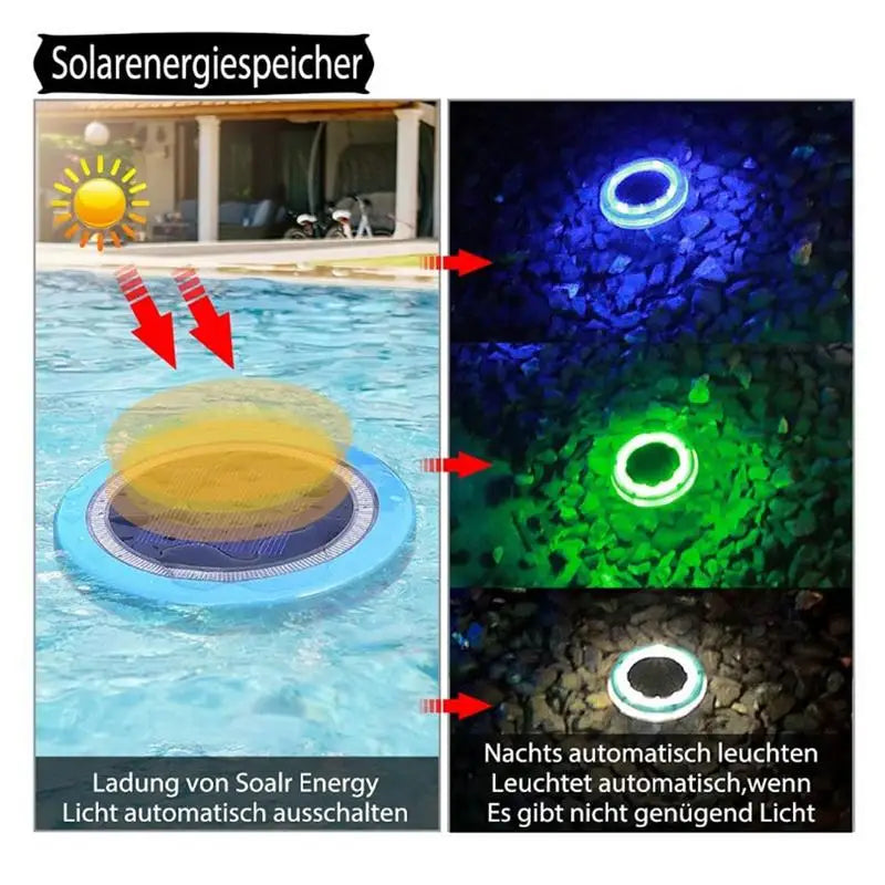 Floating Pool Lights Solar Powered Ip68 LED