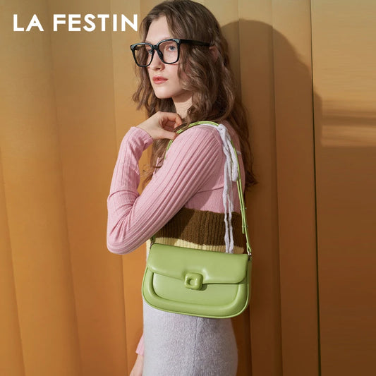 LA FESTIN Original Brand Women's bag 2024 New Shoulder Bag Fashion Crossbody Bags Ladies Handbag free shipping