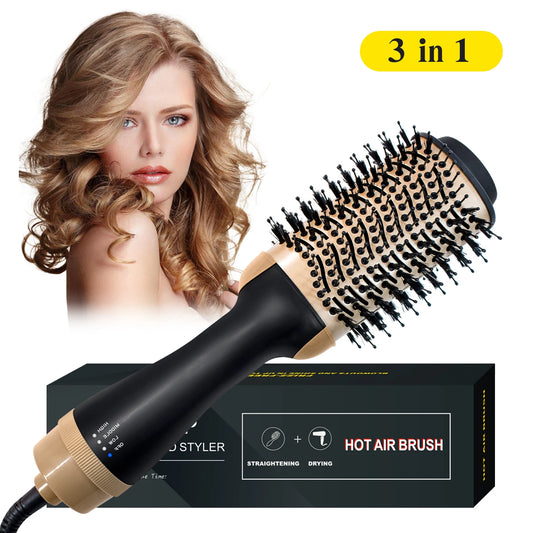 Blow Dryer with Comb 3 In 1 Hair Brush Salon