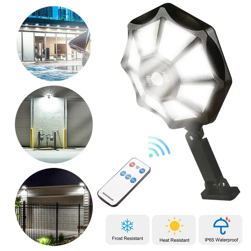 2400mAh LED Solar Waterproof Security Flood Lights