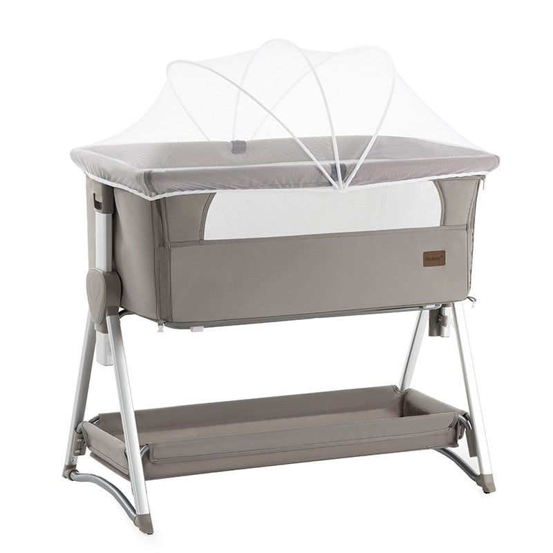 Baby Beside Sleeper Newborn Bassinet  Multifunction Crib Portable Folding Travel Baby Bed Free Shipping  on 2023 - DJVWellnessandPets