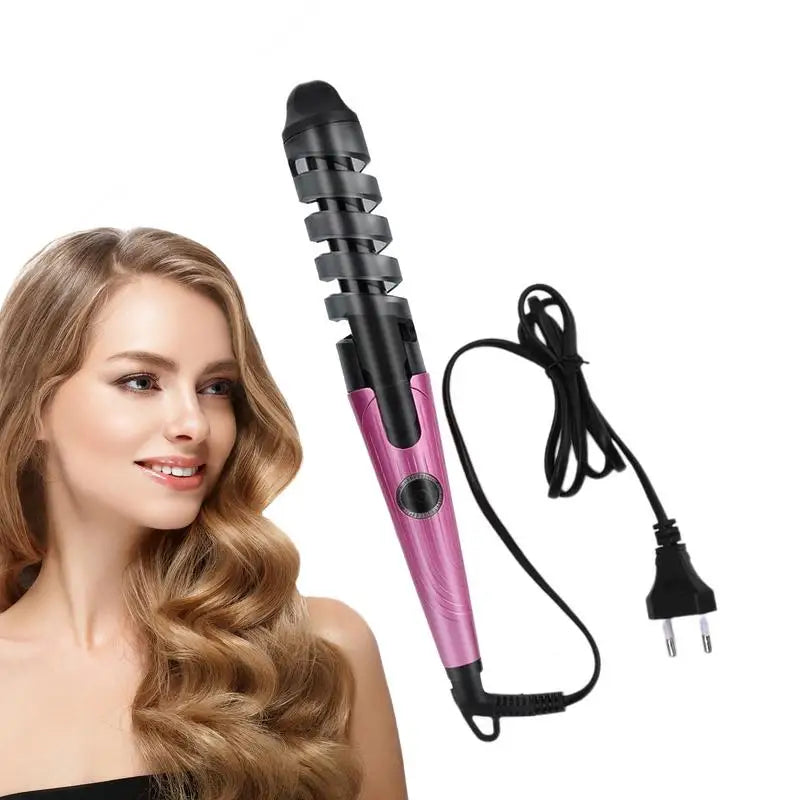 Hair Curling Iron Straightener Andr 2 In 1 Portable Automatic