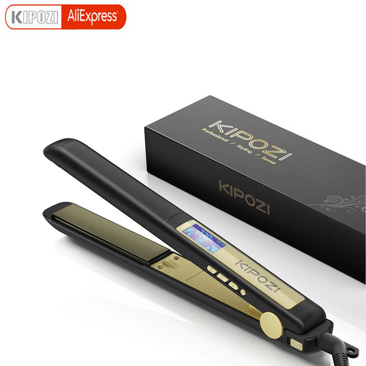 KIPOZI Hair Straightener Professional  Tool LCD Display