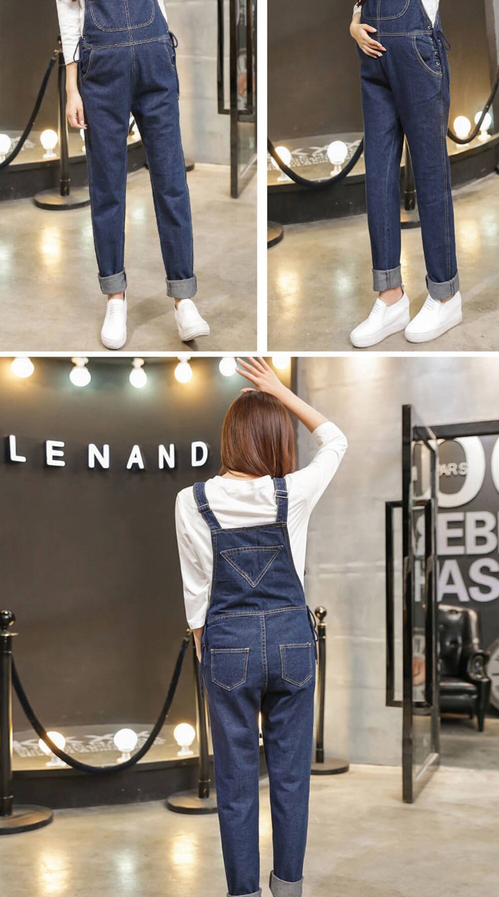 Wide Leg Denim Maternity clothes Jeans Casual Jumpsuits Clothes for Pregnant Women Pregnancy clothes Trousers pregnancy pants