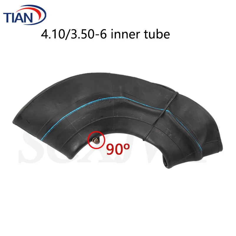 Tire 4.10-6 Tire Inner Tube Outer Tyre Suitable for 47cc 49cc Small ATV Go Kart Mini Quad Bike Snowmobile Wheel Parts