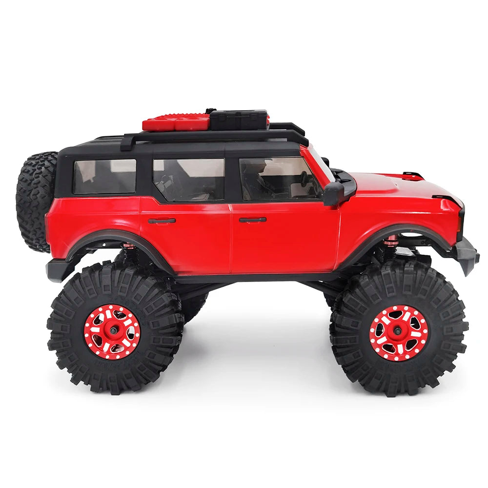 YEAHRUN 4PCS Micro Crawler 1.0" Wheel Tires Soft Mud Terrain Rubber Tyres for 1/24 Axial SCX24 Bronco Gladiator Deadbolt Parts