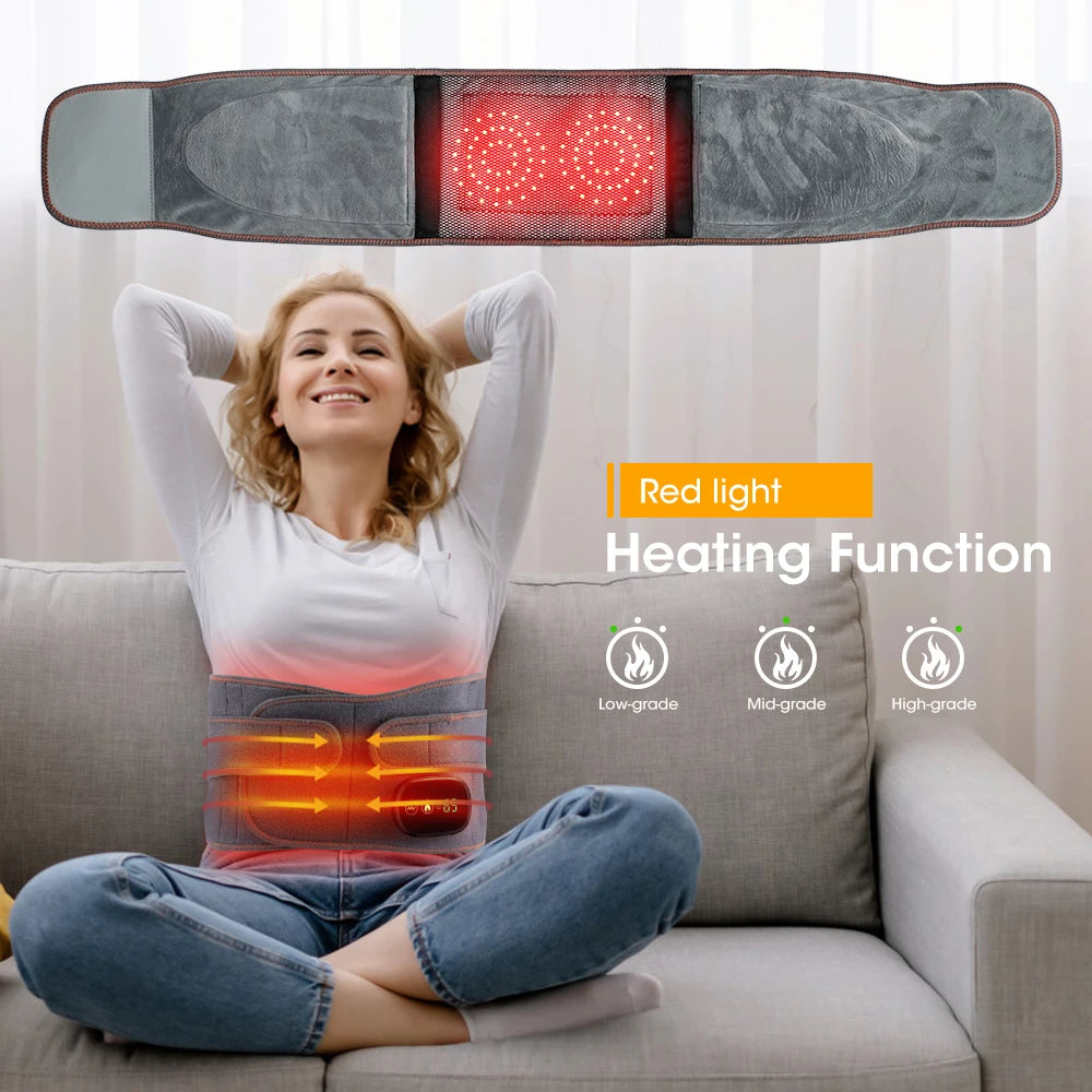 Electric Infrared Heating Therapy Waist Massager Back Support