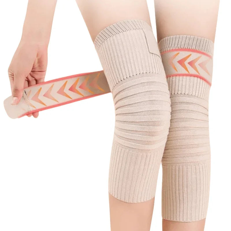 1 Pair Men Women Cashmere Knee Support Brace Leg Warmer