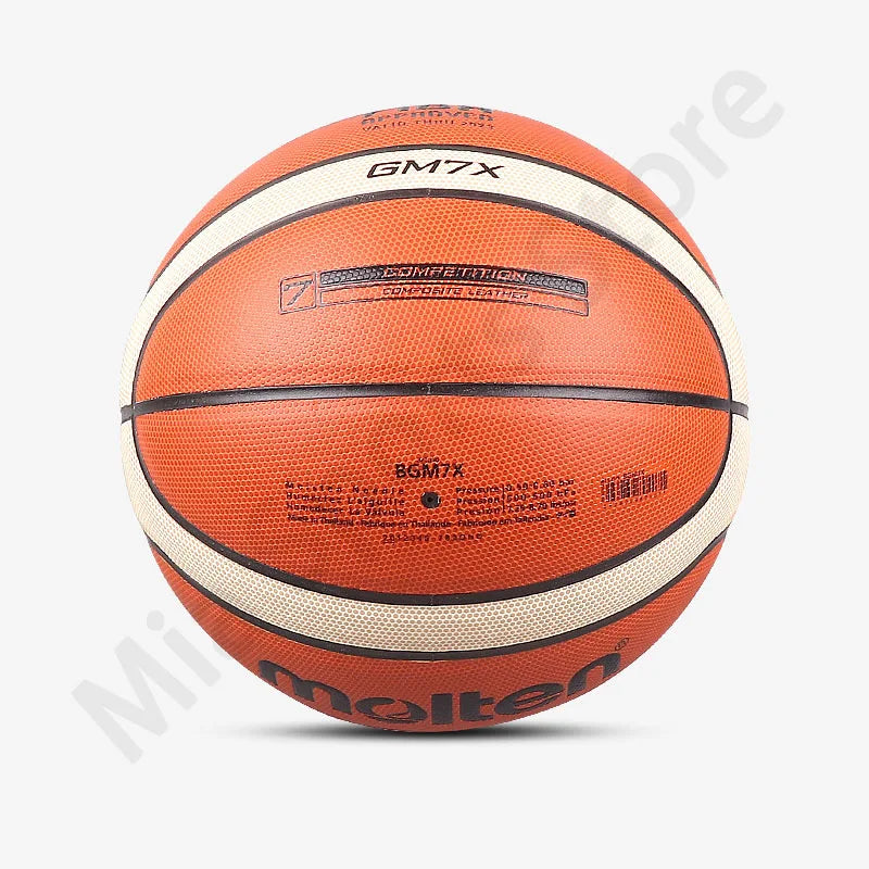 Molten Size 5 6 7 Basketballs GM7X Man Women Indoor Match Standard Official Basketball Soft Touch Youth Training Balls Free Gift