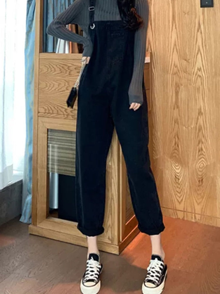 Pregnancy Clothing Loose Demin Maternity Strap Pant Pregnant Rompers Trousers for Pregnant Women Jeans Overalls Jumpsuit Clothes